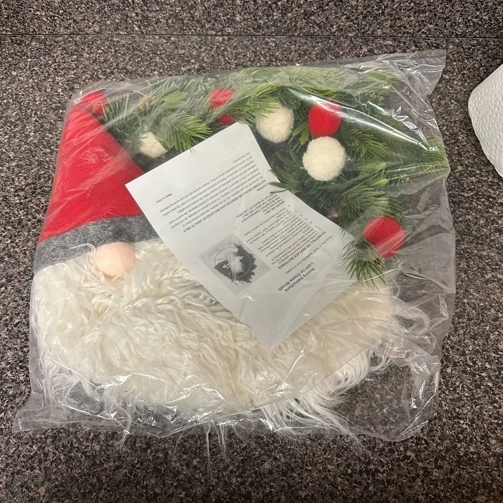 Christmas Gnome Light Up Wreath